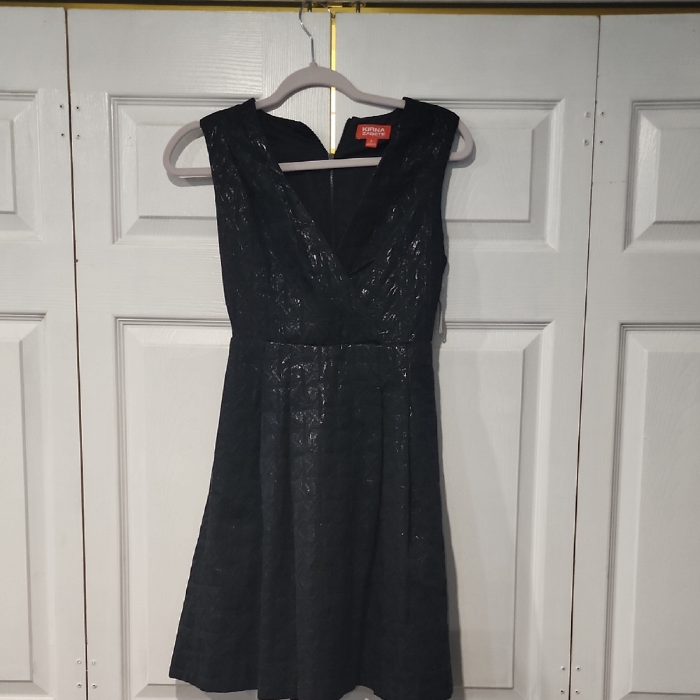 Kirna Zabete Black Lace Dress